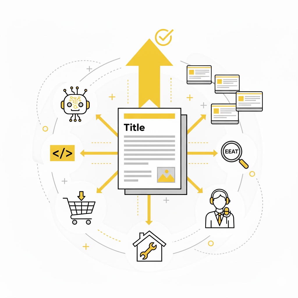structure article sponsorisé eeat et schema