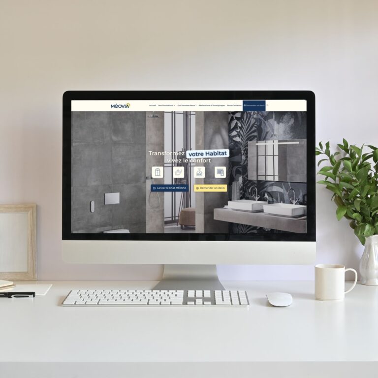 creation et referencement site internet meovia habitat paris